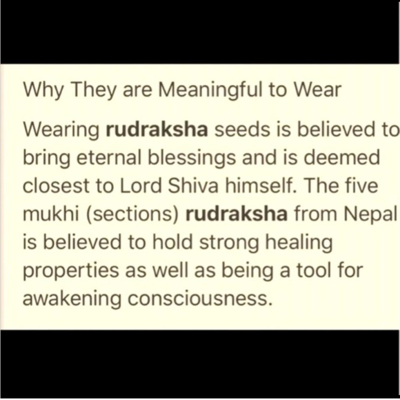 Handmade Rudraksha healing bracelets set - Picture 6 of 7